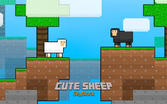Cute Sheep Skyblock: Island Escape Adventure