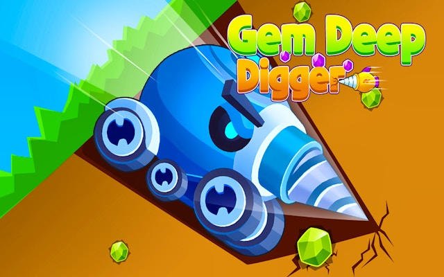 Gem Deep Digger: Mining Adventure