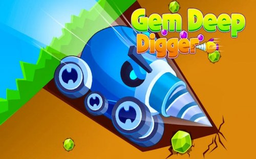 Gem Deep Digger: Mining Adventure