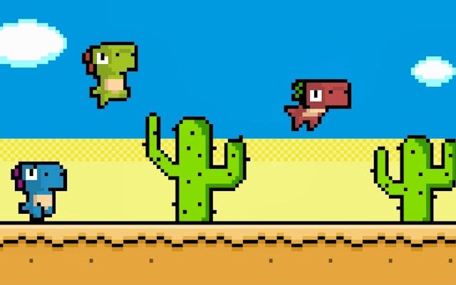 Pixel Dino Run - Retro Dinosaur Game
