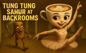Tung Tung Sahur at Backrooms - Family Escape Adventure Game