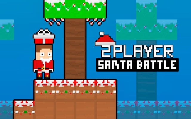 2 Player Santa Battle: Gift Box Rush