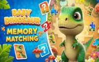 Baby Dinosaur Memory Matching Game