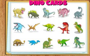 Dino Cards: Educational Dinosaur Game Online - Trivia Card Game