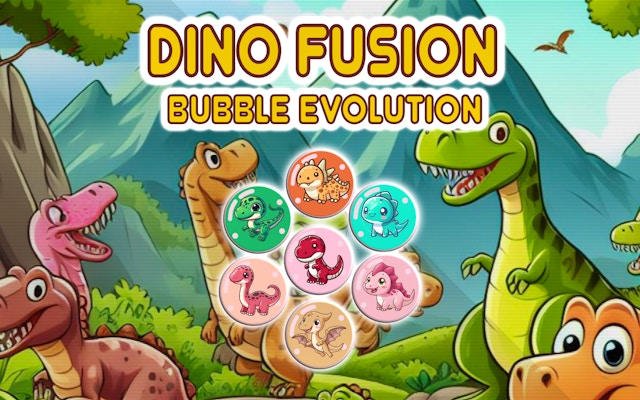 Dino Fusion: Prehistoric Bubble Evolution Game