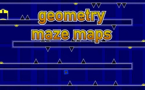 Geometry Maze Maps - Jump & Run Challenge