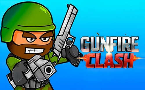 Gunfire Clash: 2D Multiplayer precision fighter