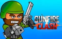 Gunfire Clash: 2D Multiplayer precision fighter
