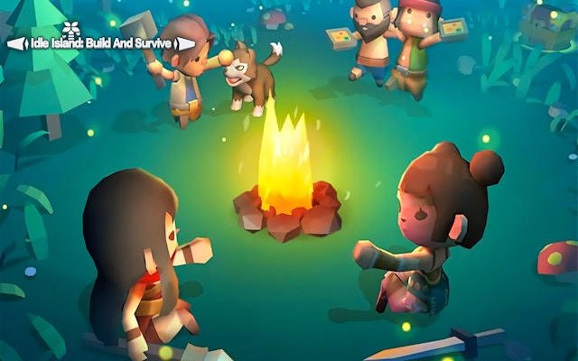 Idle Island: Build And Survive - Desert Island Survival Game