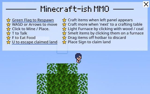 projectilecraft-ish MMO: Persistent Online World