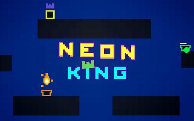 Neon King: Local Multiplayer Platformer Battle