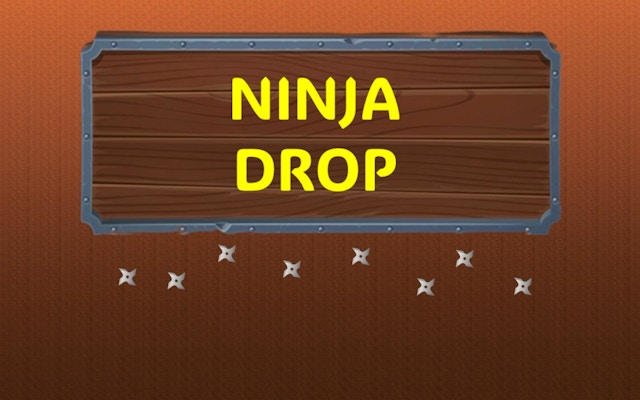 Ninja Drop Shuriken Game