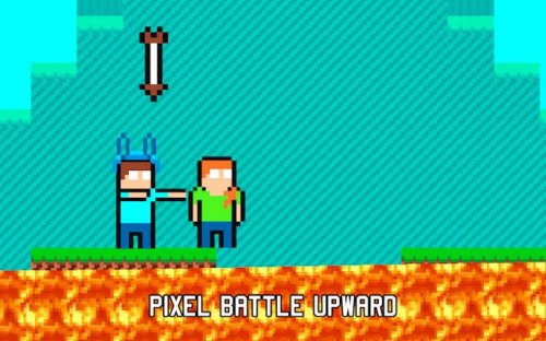 Pixel Battle Upward - Lava Arena Challenge