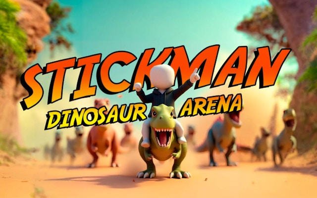 Stickman: Dinosaur Arena - Dino Squad Battle