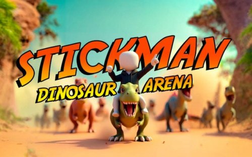 Stickman: Dinosaur Arena - Dino Squad Battle