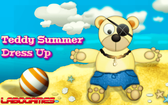 Teddy Summer Dress-up Game