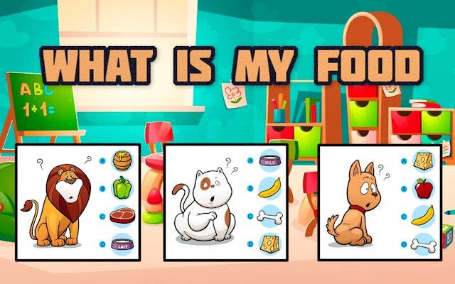 What Is My Food - Animal Food Matching Game