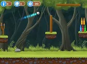 Knock Down Bottle Puzzle Game