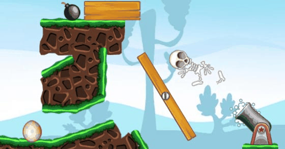 Skeleton Launcher 2 Physics Puzzle