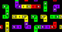 Magnets Puzzle Game