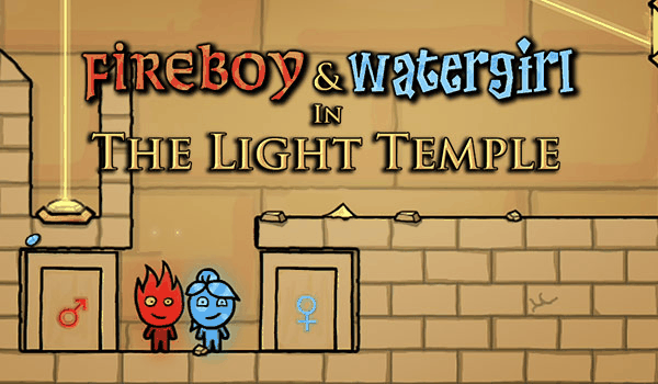 Fireboy and Watergirl Light Temple Puzzle