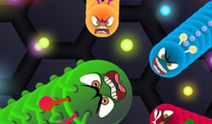 Angry Worms IO Online Game